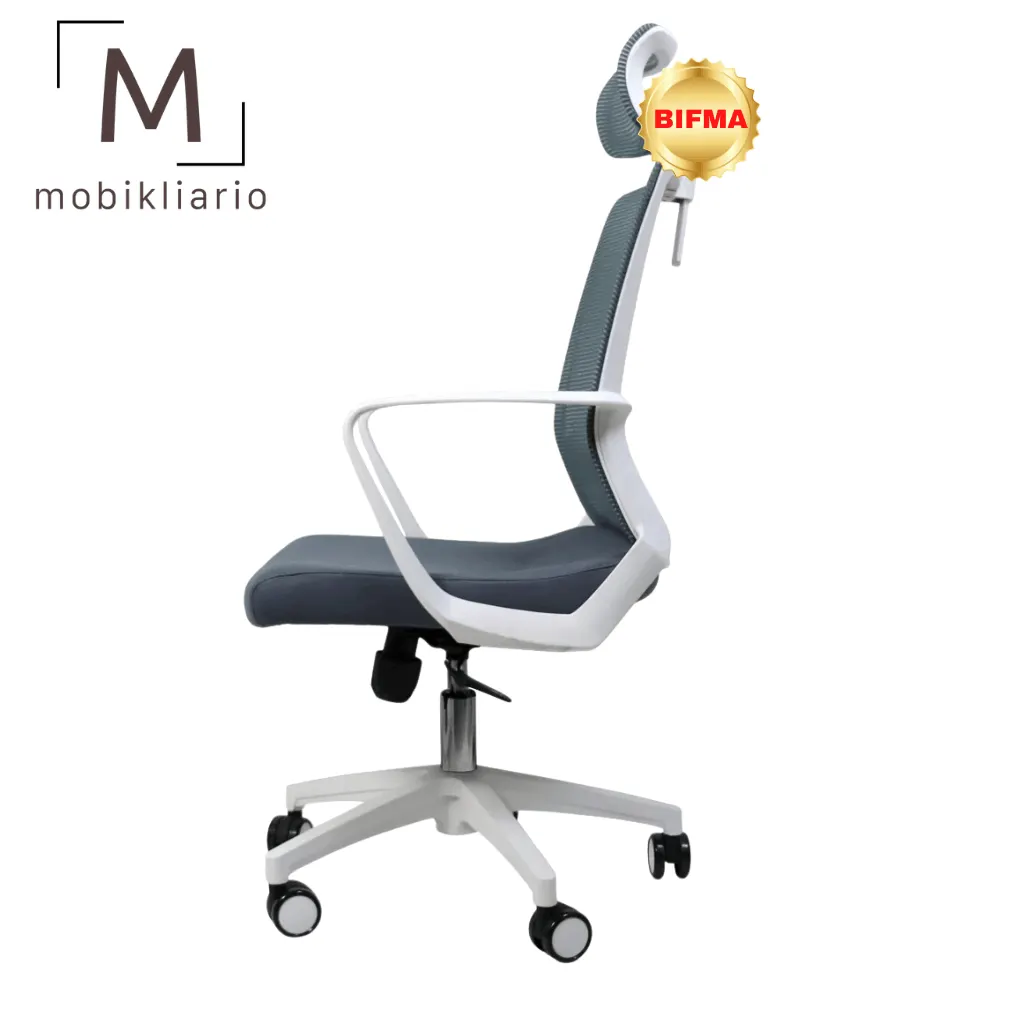 Silla Directiva Moldavia Blanca Cabecera - Image 2