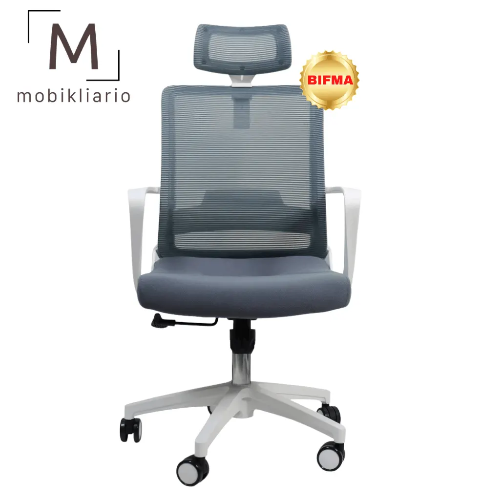 Silla Directiva Moldavia Blanca Cabecera - Image 4